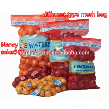 bolsas de bolso de malla de bolso de fruta de leno bolsas para fruta de naranja